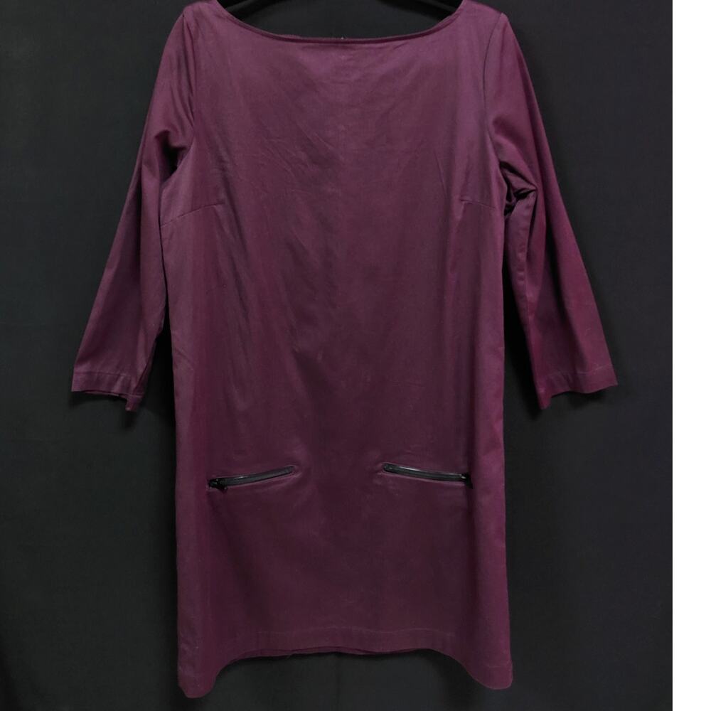 BAUM UND PFERDGARTEN Heyla / W 12 Purple Dress Solid 3/4 Sleeve Women Size 42